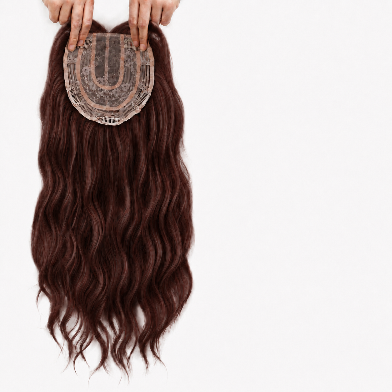 ⚡Final Hours –🌷2026 New Lightweight & Breathable Wavy Hair Topper