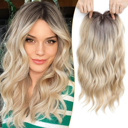 ⚡Final Hours –🌷2026 New Lightweight & Breathable Wavy Hair Topper