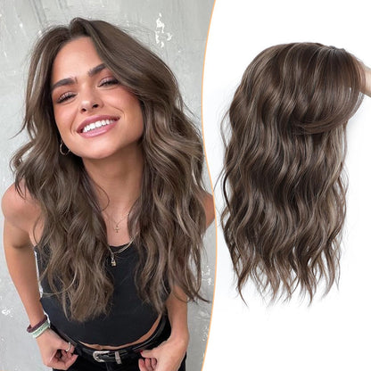 ⚡Final Hours –🌷2026 New Lightweight & Breathable Wavy Hair Topper