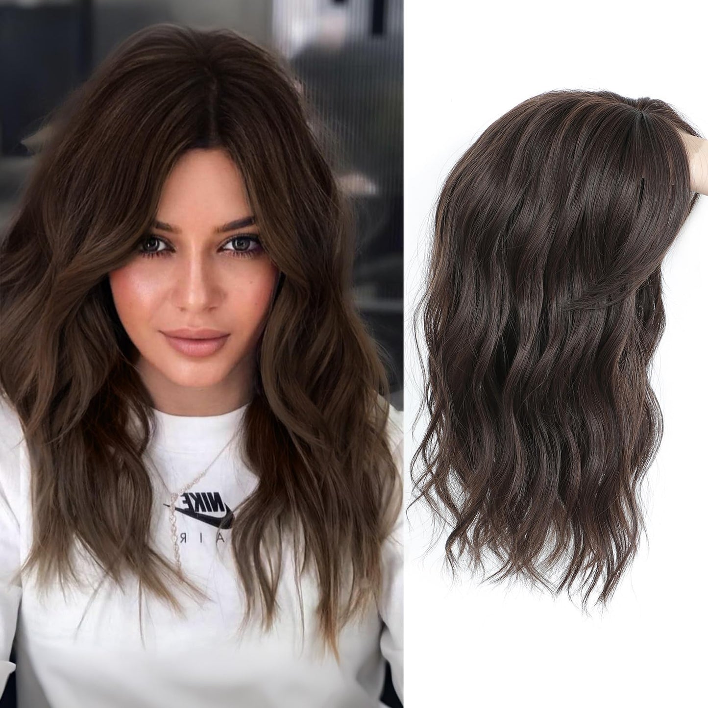 ⚡Final Hours –🌷2026 New Lightweight & Breathable Wavy Hair Topper