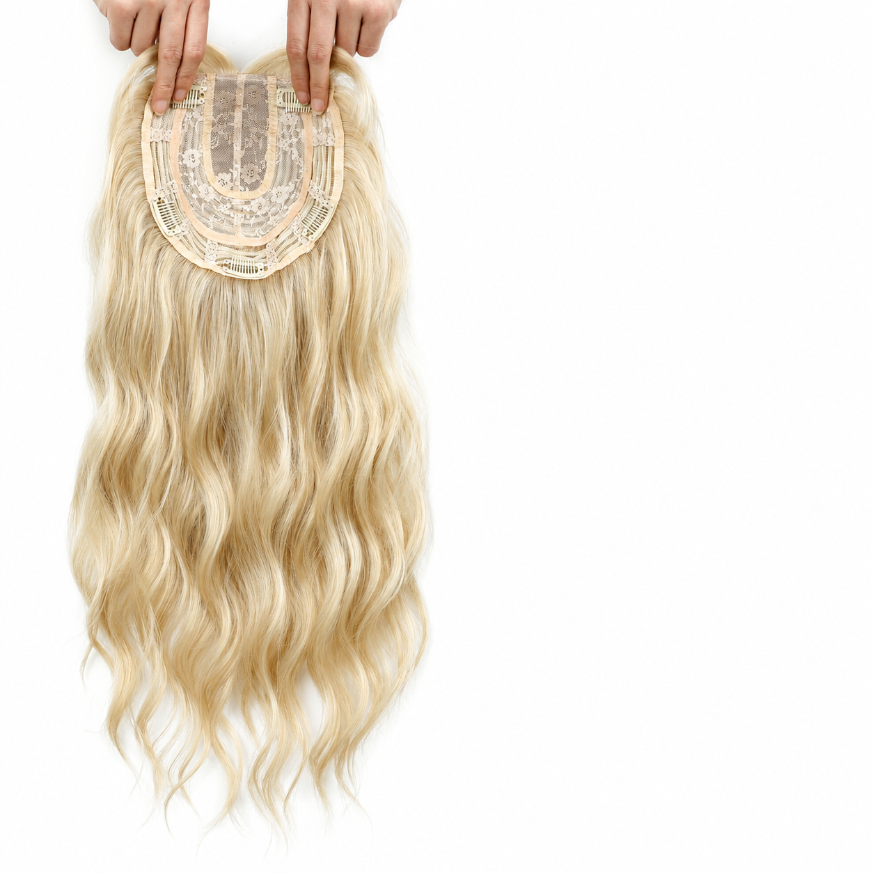 ⚡Final Hours –🌷2026 New Lightweight & Breathable Wavy Hair Topper