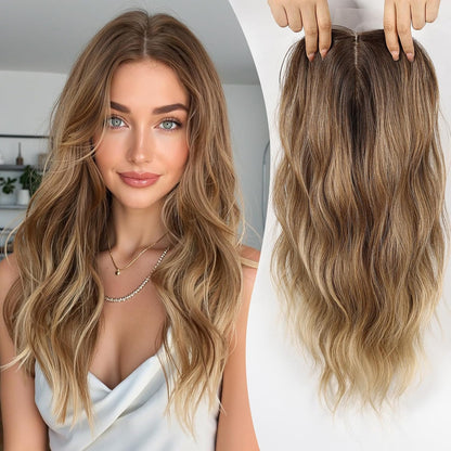 ⚡Final Hours –🌷2026 New Lightweight & Breathable Wavy Hair Topper